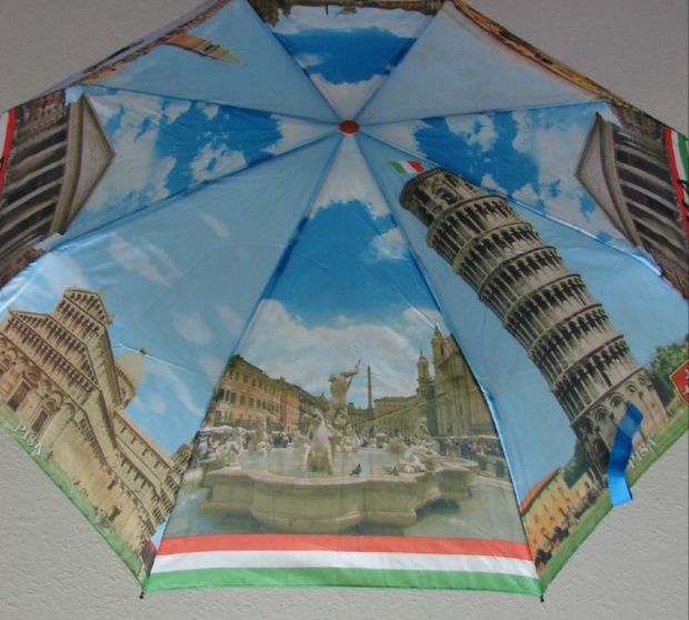 parasol manualny love italia